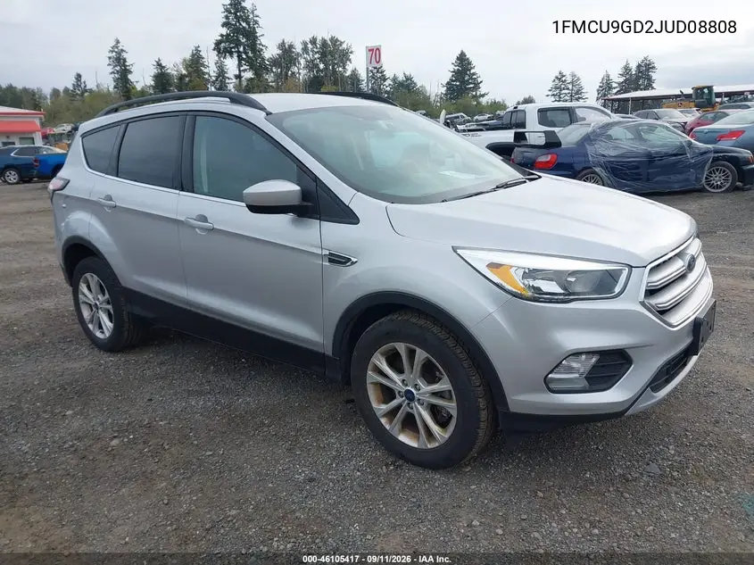 FORD ESCAPE 2018, VIN 1FMCU9GD2JUD08808