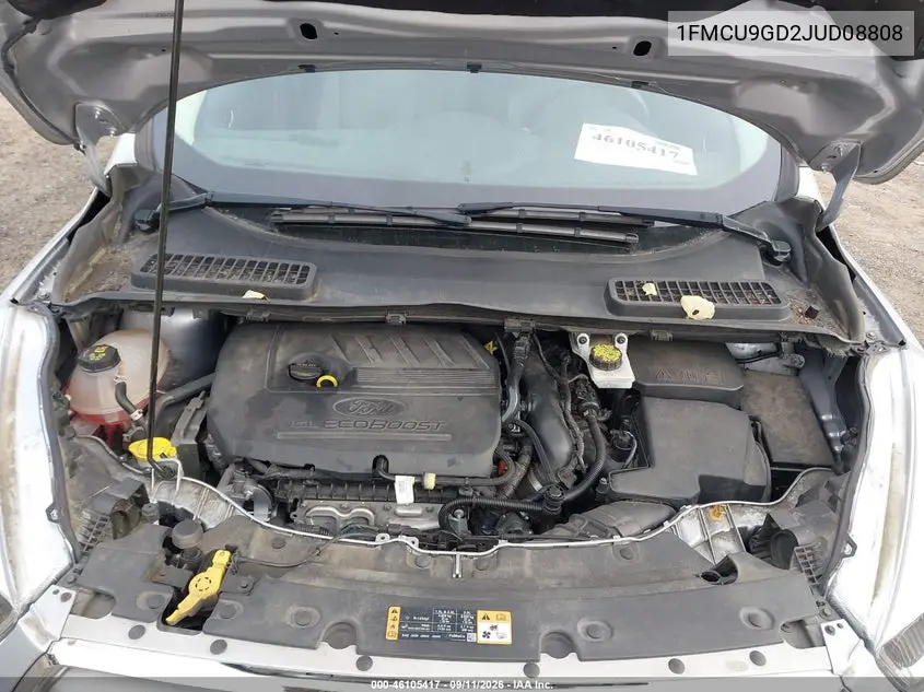 2018 FORD ESCAPE VIN 1FMCU9GD2JUD08808 — фото 10