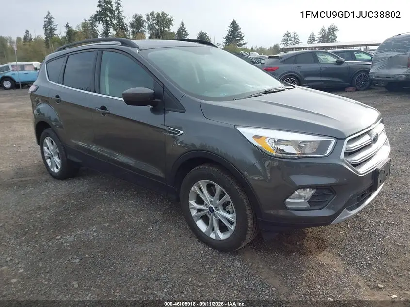 FORD ESCAPE 2018, VIN 1FMCU9GD1JUC38802