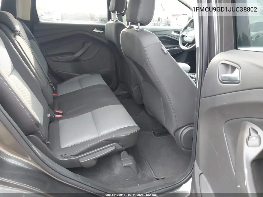 2018 FORD ESCAPE VIN 1FMCU9GD1JUC38802 — фото 8