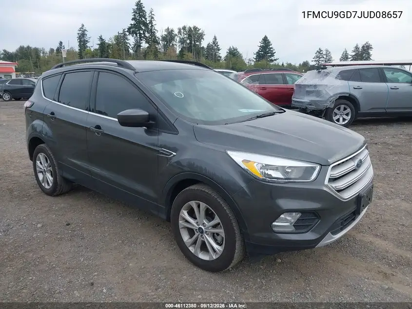 2018 FORD ESCAPE VIN 1FMCU9GD7JUD08657 — фото 3
