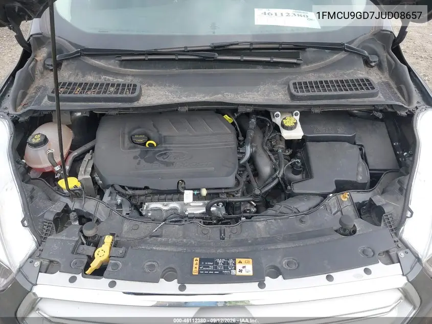 2018 FORD ESCAPE VIN 1FMCU9GD7JUD08657 — фото 12