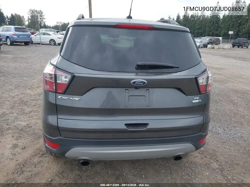 2018 FORD ESCAPE VIN 1FMCU9GD7JUD08657 — фото 16