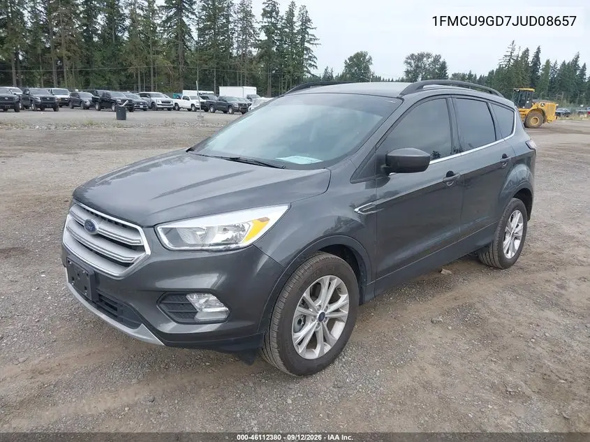 2018 FORD ESCAPE VIN 1FMCU9GD7JUD08657 — фото 4