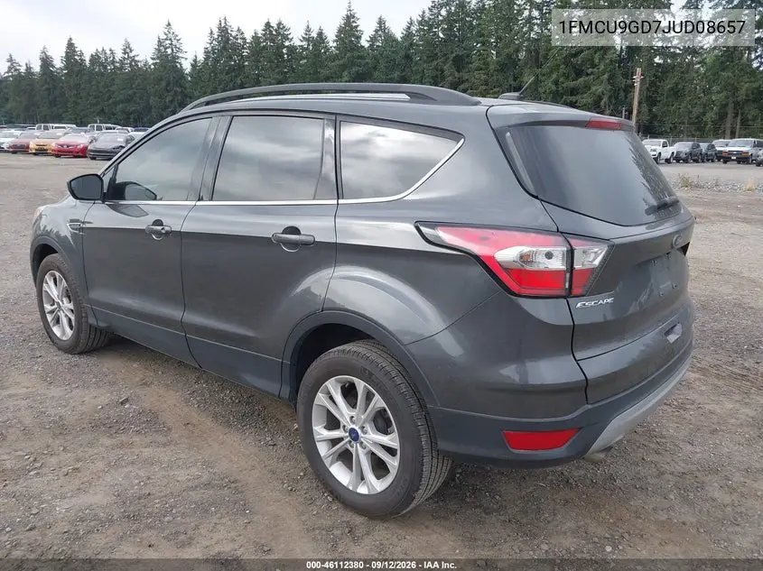 2018 FORD ESCAPE VIN 1FMCU9GD7JUD08657 — фото 5