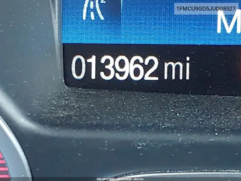 2018 FORD ESCAPE VIN 1FMCU9GD5JUD08527 — фото 16