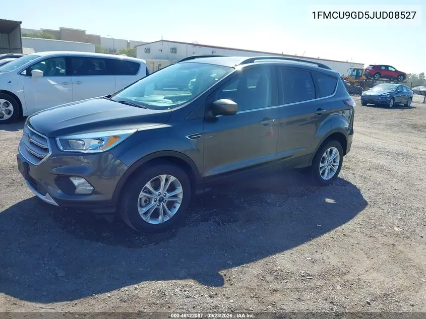 2018 FORD ESCAPE VIN 1FMCU9GD5JUD08527 — фото 2