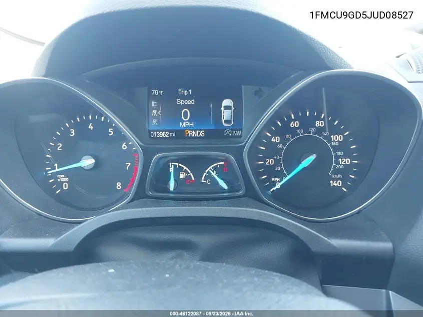 2018 FORD ESCAPE VIN 1FMCU9GD5JUD08527 — фото 7