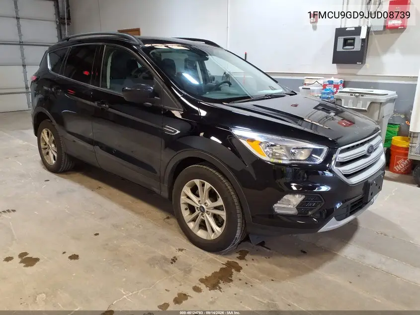 FORD ESCAPE 2018, VIN 1FMCU9GD9JUD08739