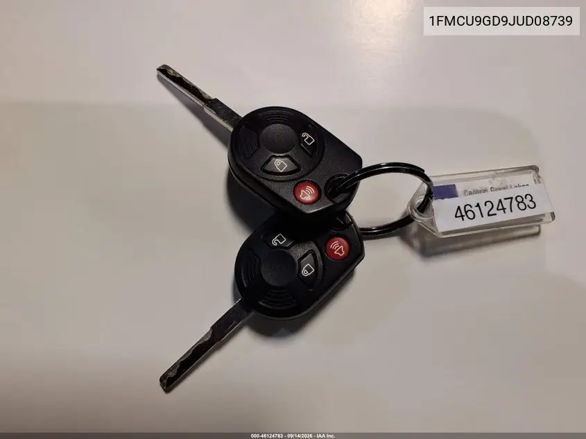 2018 FORD ESCAPE VIN 1FMCU9GD9JUD08739 — фото 11