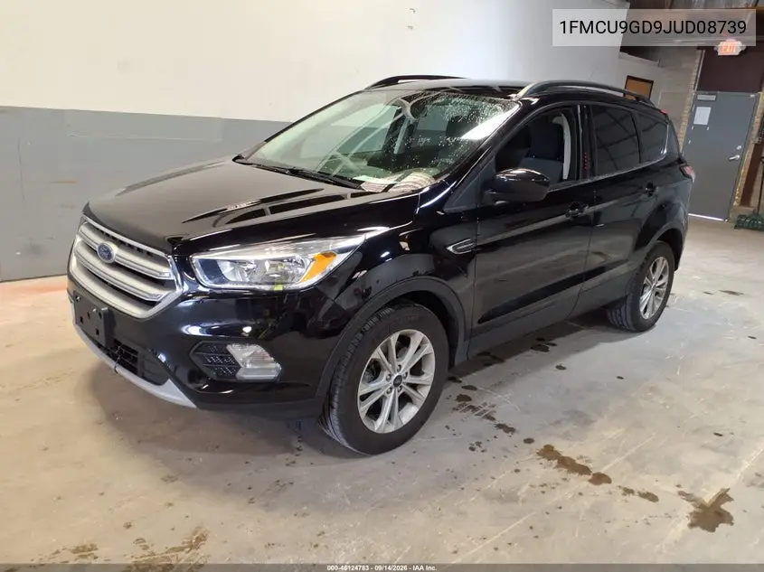 2018 FORD ESCAPE VIN 1FMCU9GD9JUD08739 — фото 2