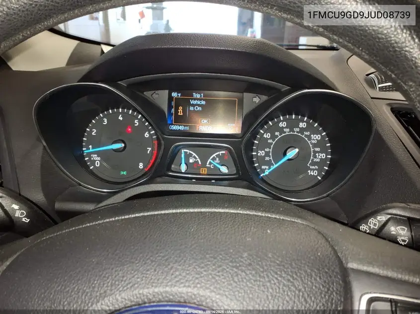 2018 FORD ESCAPE VIN 1FMCU9GD9JUD08739 — фото 7