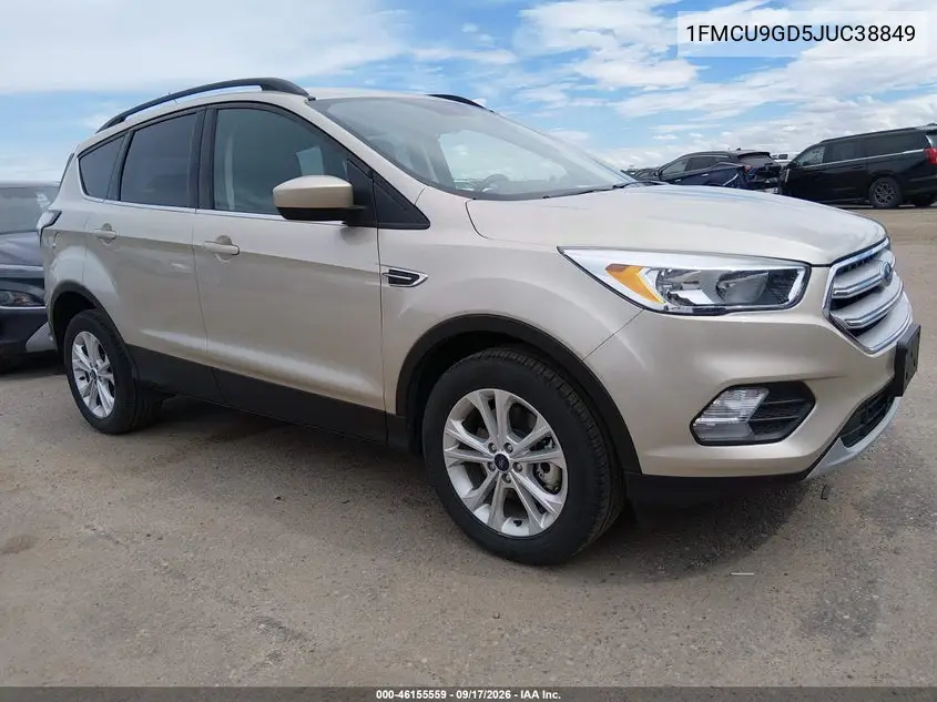 FORD ESCAPE 2018, VIN 1FMCU9GD5JUC38849