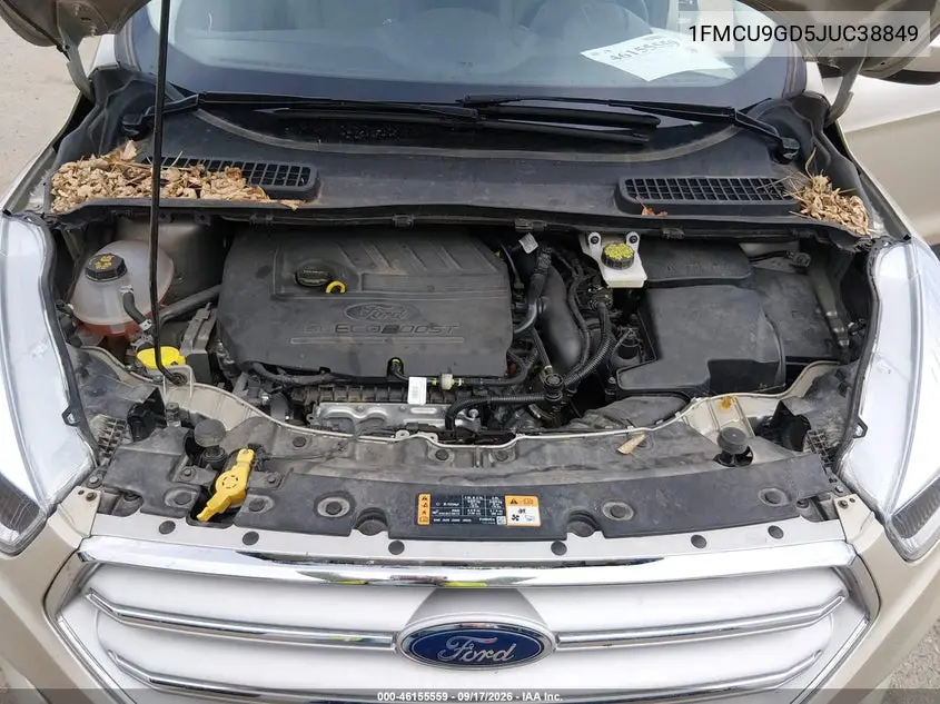 2018 FORD ESCAPE VIN 1FMCU9GD5JUC38849 — фото 10