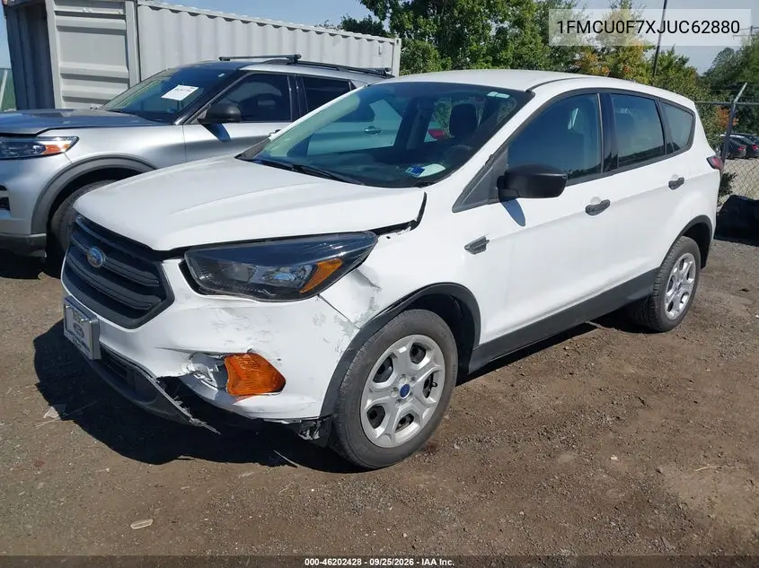 2018 FORD ESCAPE VIN 1FMCU0F7XJUC62880 — фото 2