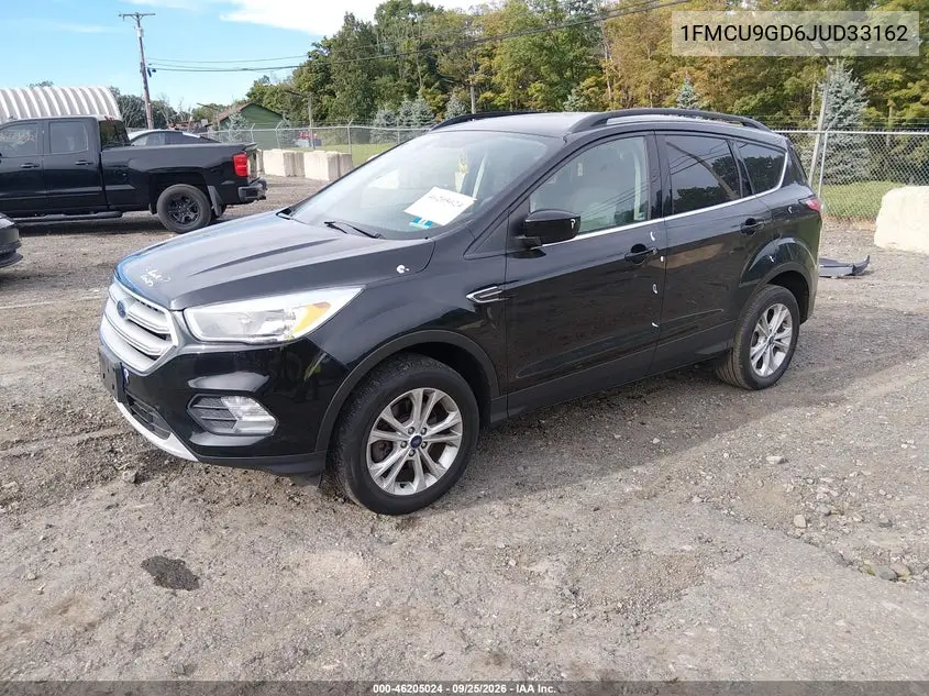 2018 FORD ESCAPE VIN 1FMCU9GD6JUD33162 — фото 2