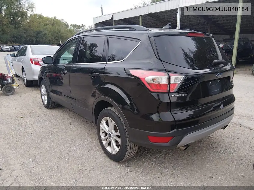 2018 FORD ESCAPE VIN 1FMCU9GD4JUB40184 — фото 3