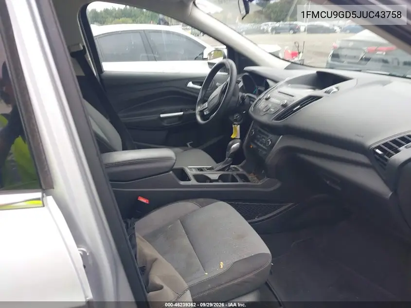2018 FORD ESCAPE VIN 1FMCU9GD5JUC43758 — фото 5