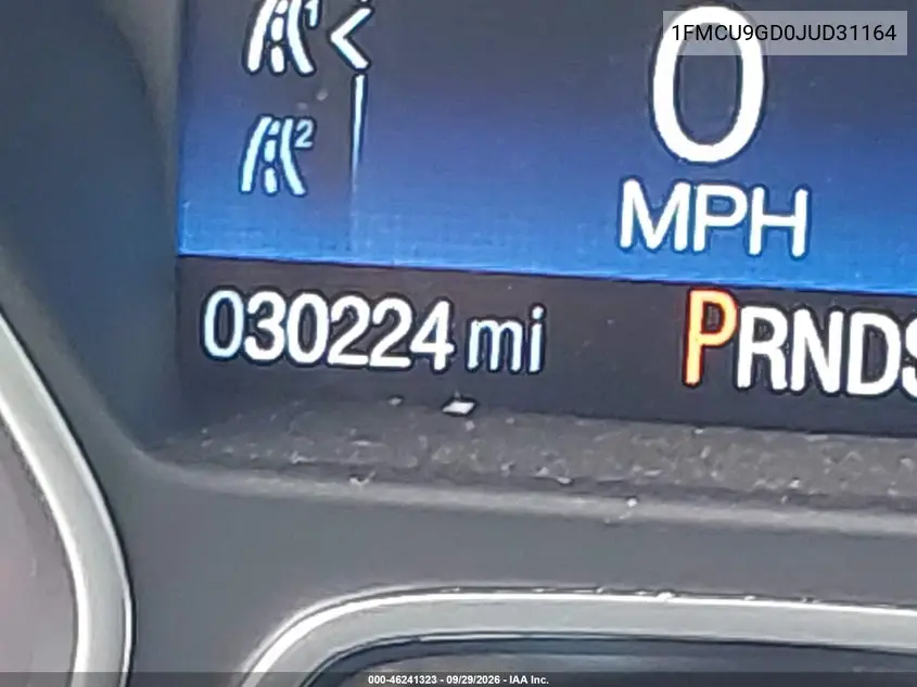 2018 FORD ESCAPE VIN 1FMCU9GD0JUD31164 — фото 15