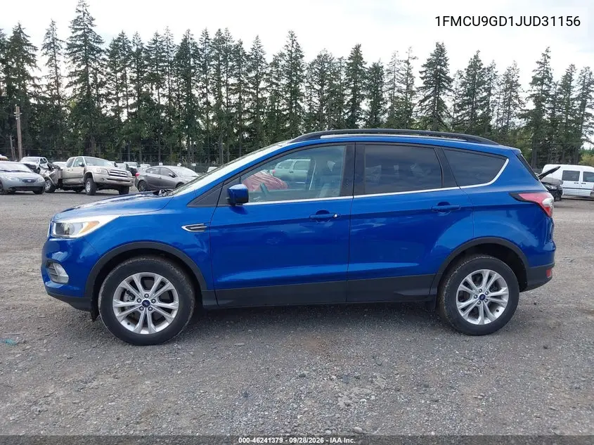 2018 FORD ESCAPE VIN 1FMCU9GD1JUD31156 — фото 14
