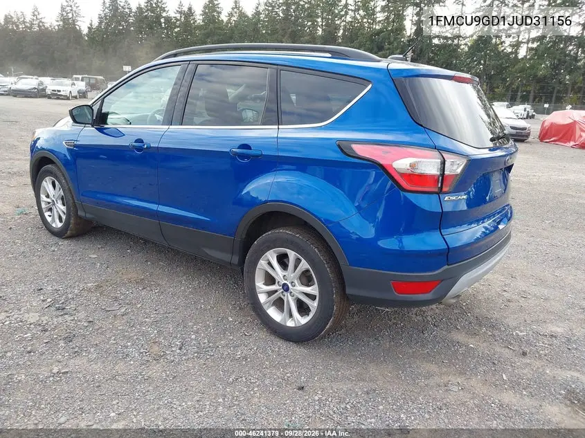 2018 FORD ESCAPE VIN 1FMCU9GD1JUD31156 — фото 3