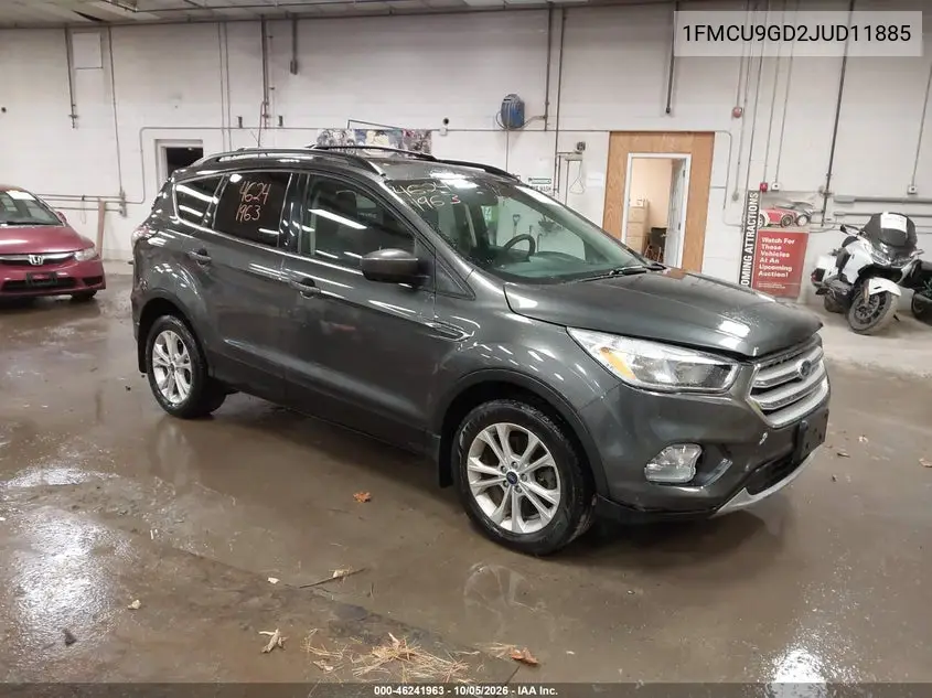 FORD ESCAPE 2018, VIN 1FMCU9GD2JUD11885