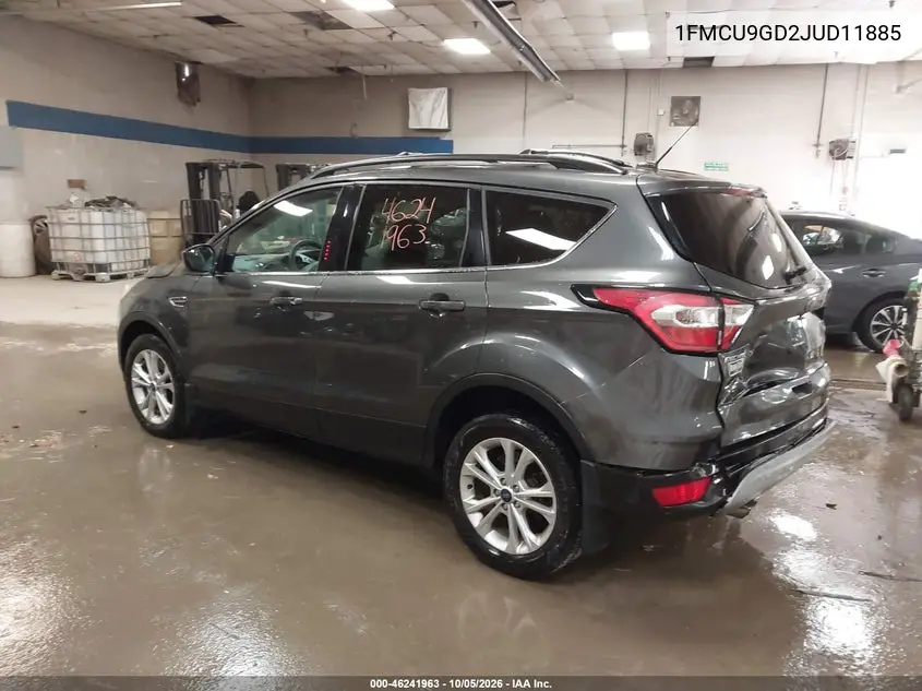 2018 FORD ESCAPE VIN 1FMCU9GD2JUD11885 — фото 3