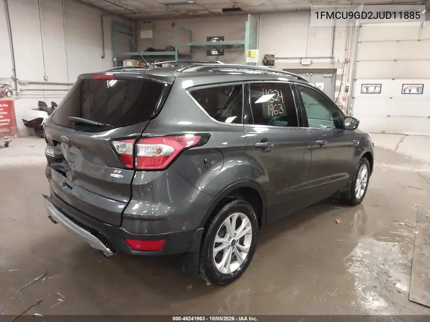2018 FORD ESCAPE VIN 1FMCU9GD2JUD11885 — фото 4
