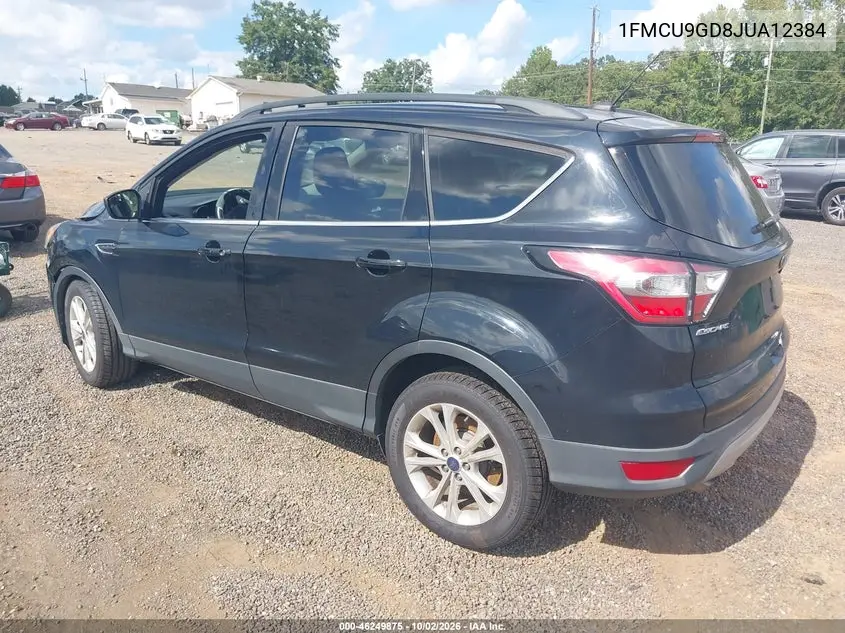 2018 FORD ESCAPE VIN 1FMCU9GD8JUA12384 — фото 3