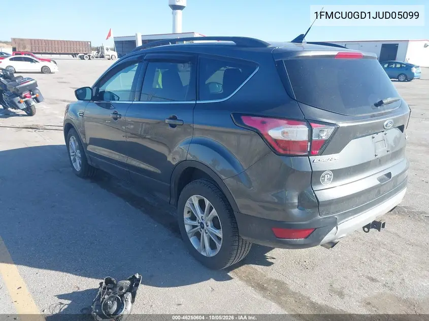2018 FORD ESCAPE VIN 1FMCU0GD1JUD05099 — фото 3