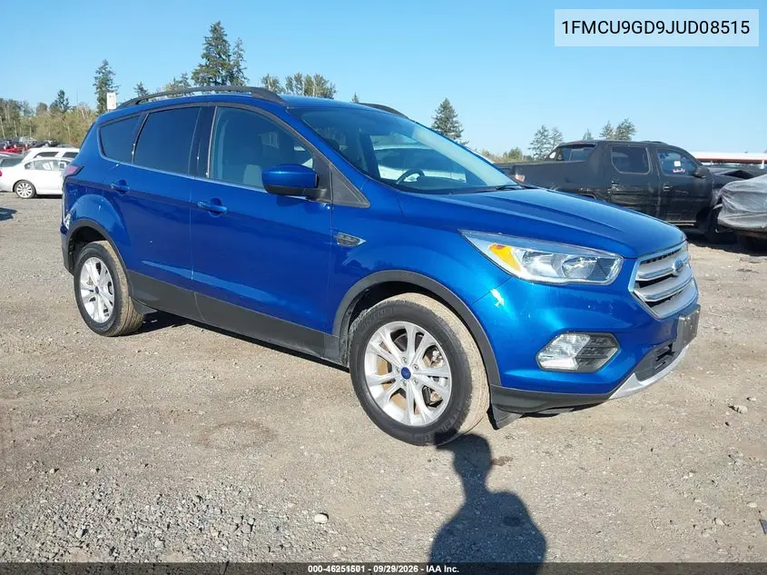 FORD ESCAPE 2018, VIN 1FMCU9GD9JUD08515