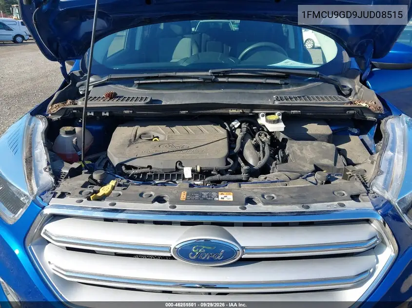 2018 FORD ESCAPE VIN 1FMCU9GD9JUD08515 — фото 10