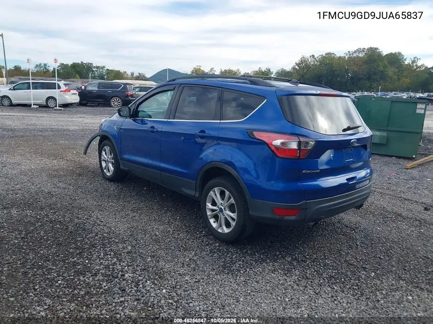 2018 FORD ESCAPE VIN 1FMCU9GD9JUA65837 — фото 3