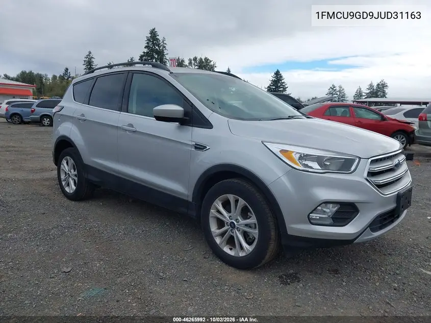 FORD ESCAPE 2018, VIN 1FMCU9GD9JUD31163