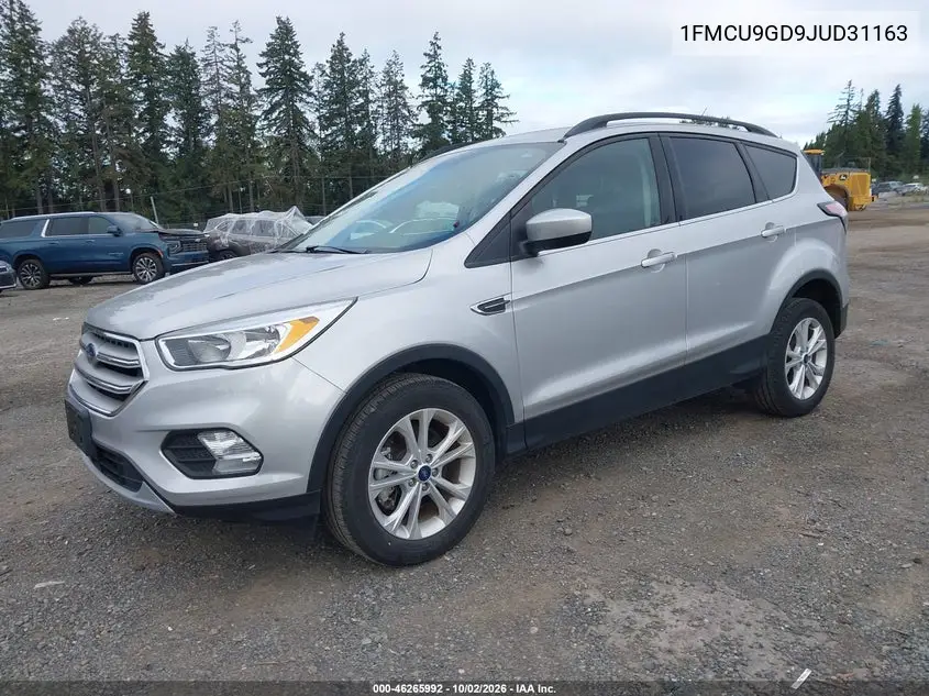 2018 FORD ESCAPE VIN 1FMCU9GD9JUD31163 — фото 2