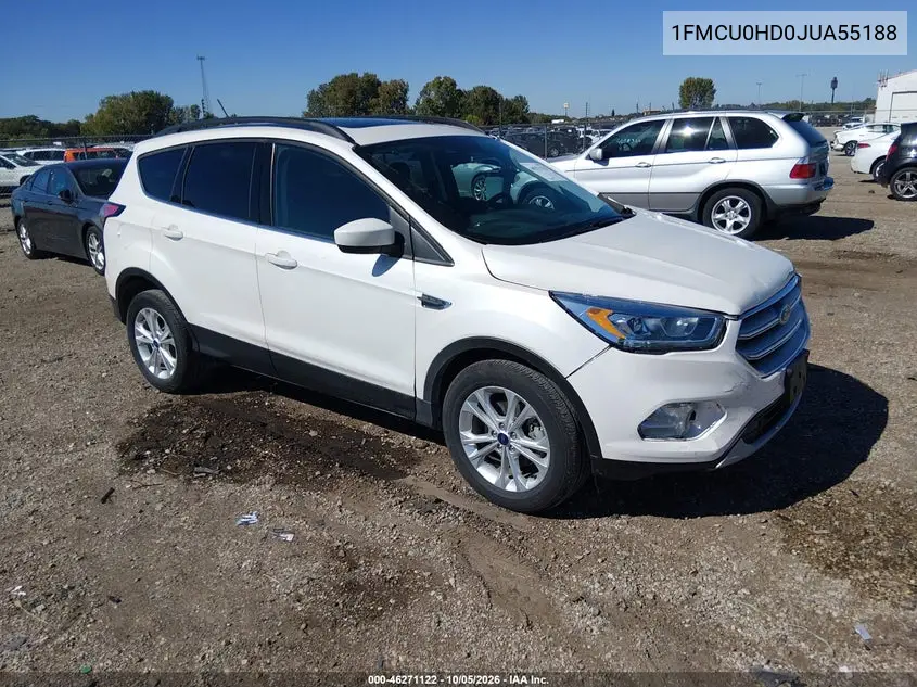 FORD ESCAPE 2018, VIN 1FMCU0HD0JUA55188