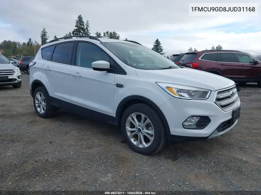 FORD ESCAPE 2018, VIN 1FMCU9GD8JUD31168