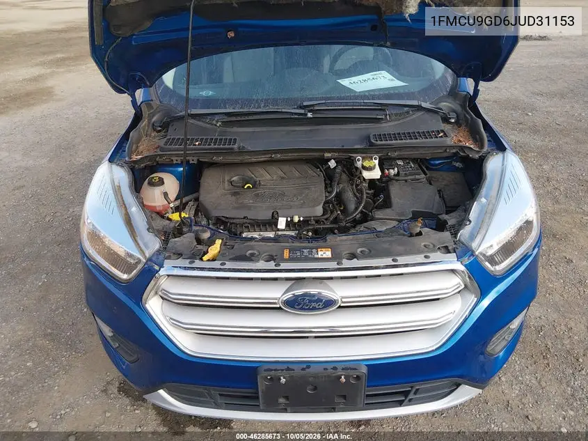 2018 FORD ESCAPE VIN 1FMCU9GD6JUD31153 — фото 10