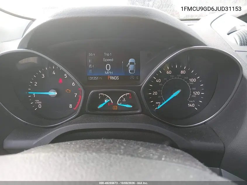 2018 FORD ESCAPE VIN 1FMCU9GD6JUD31153 — фото 7