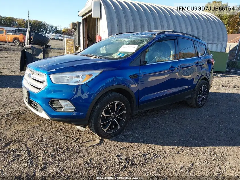 2018 FORD ESCAPE VIN 1FMCU9GD7JUB66164 — фото 2