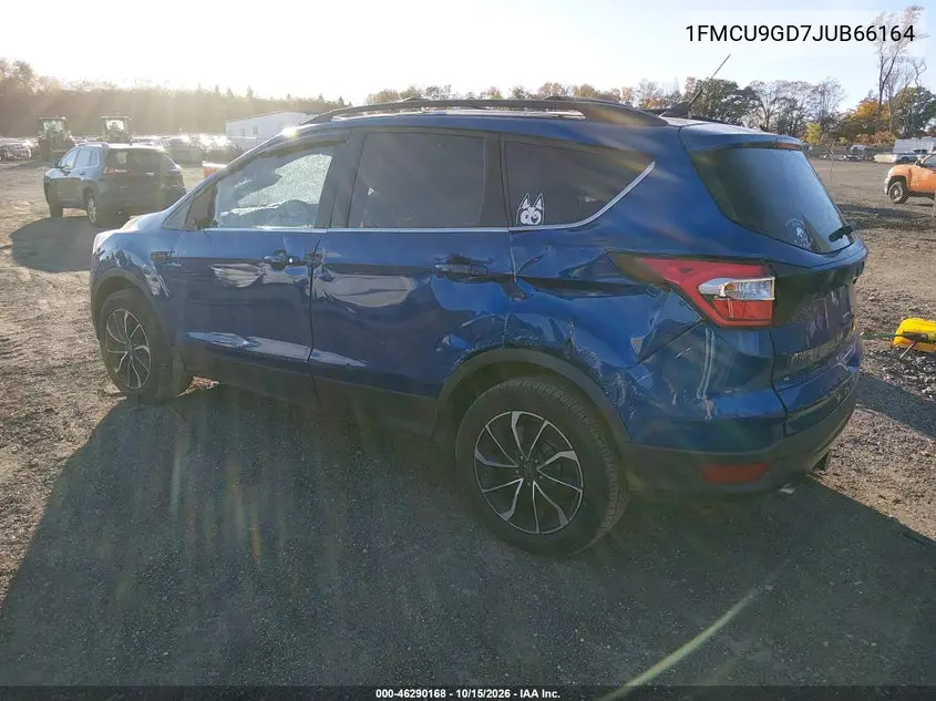 2018 FORD ESCAPE VIN 1FMCU9GD7JUB66164 — фото 3