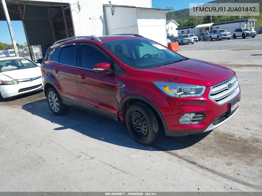 FORD ESCAPE 2018, VIN 1FMCU9J91JUA01442