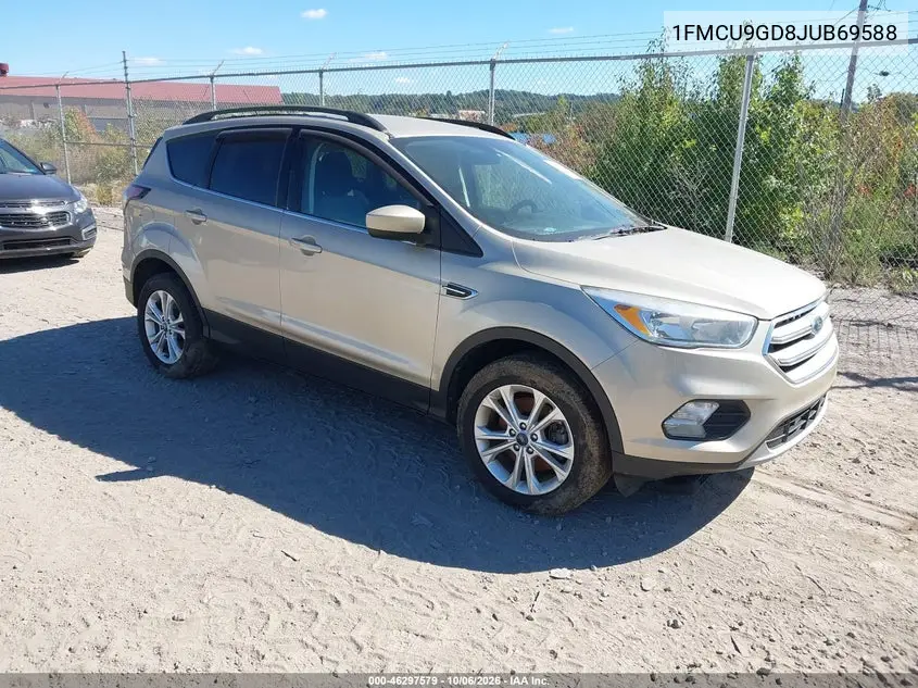 FORD ESCAPE 2018, VIN 1FMCU9GD8JUB69588