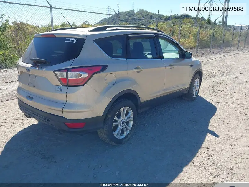 2018 FORD ESCAPE VIN 1FMCU9GD8JUB69588 — фото 4