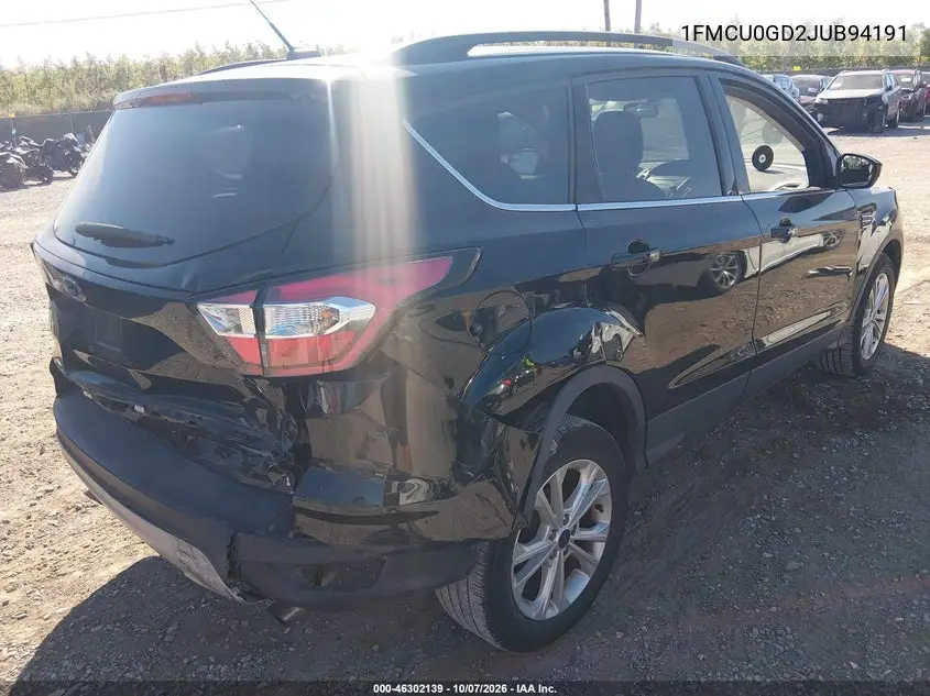 2018 FORD ESCAPE VIN 1FMCU0GD2JUB94191 — фото 4