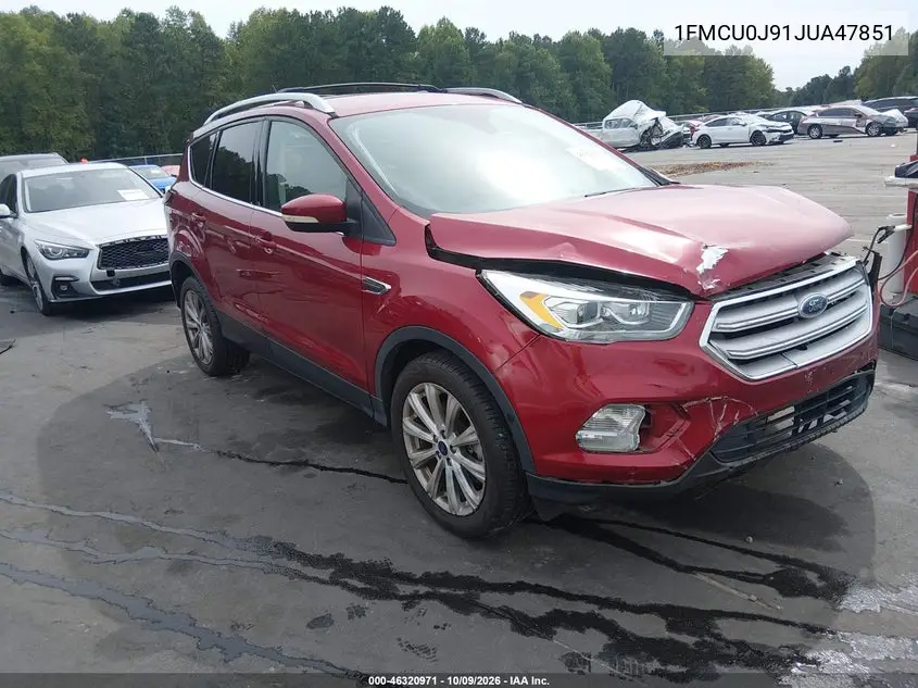 FORD ESCAPE 2018, VIN 1FMCU0J91JUA47851