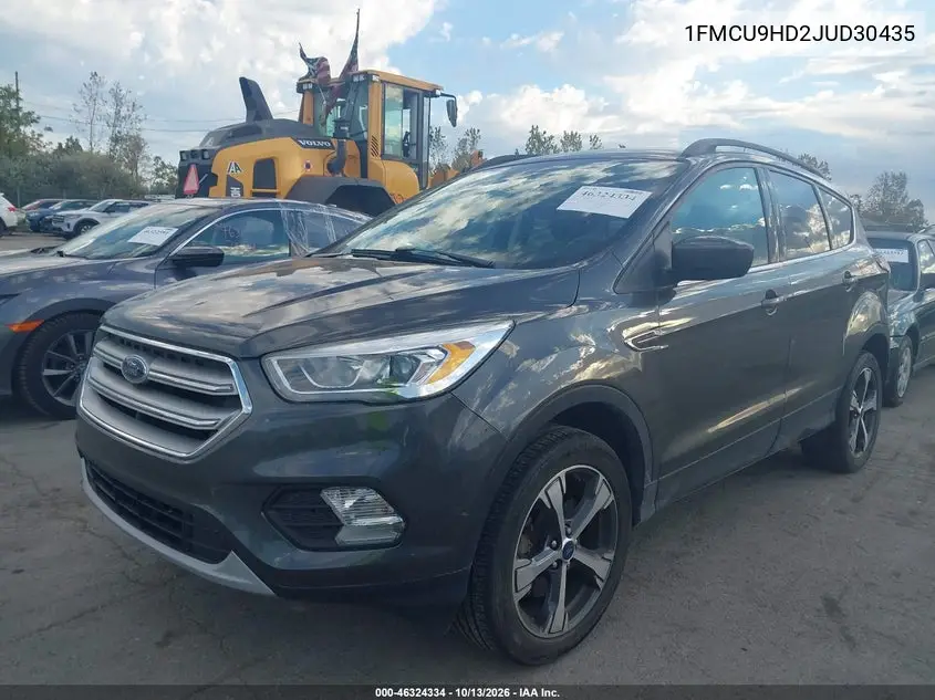 2018 FORD ESCAPE VIN 1FMCU9HD2JUD30435 — фото 2