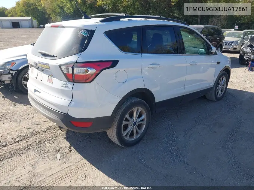 FORD ESCAPE 2018, VIN 1FMCU9GD8JUA17861