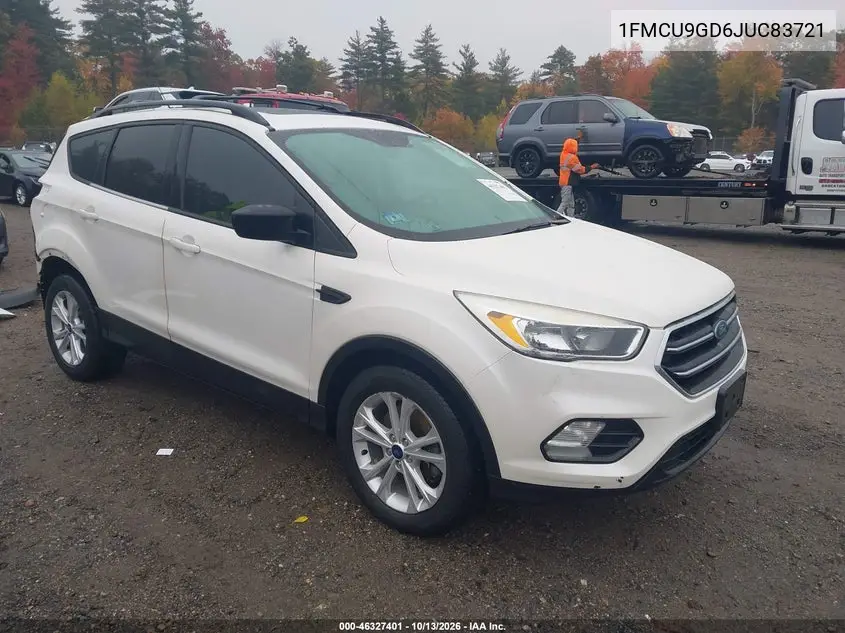 FORD ESCAPE 2018, VIN 1FMCU9GD6JUC83721