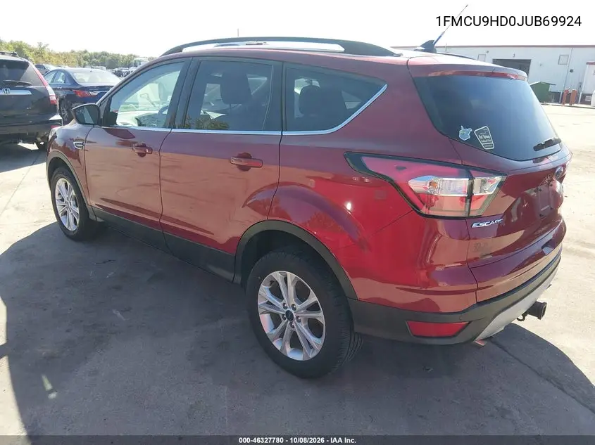 2018 FORD ESCAPE VIN 1FMCU9HD0JUB69924 — фото 3